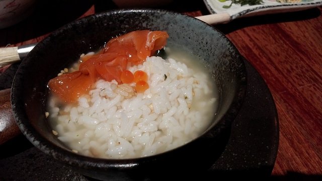 三文鱼泡饭