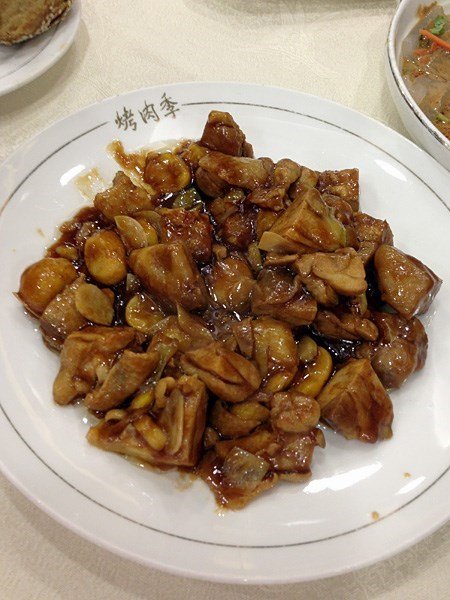 板栗烧鸡块