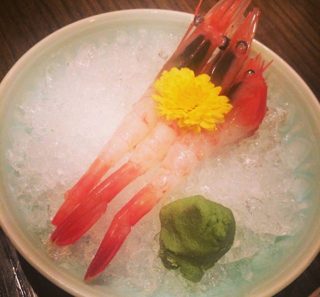 甜虾刺身