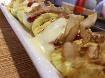 巨无霸奶酪鸡蛋卷