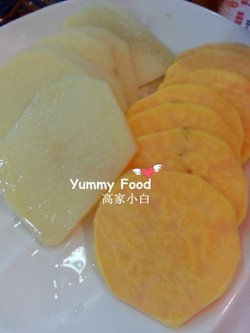 土豆山药片双拼