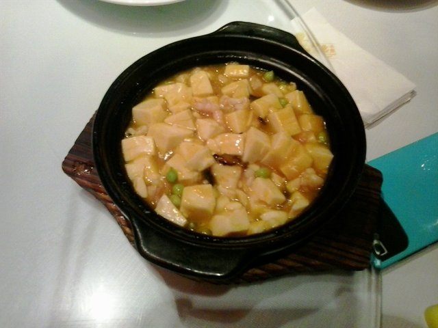 虾黄豆腐