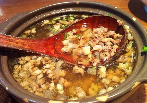 肉末香菇汤