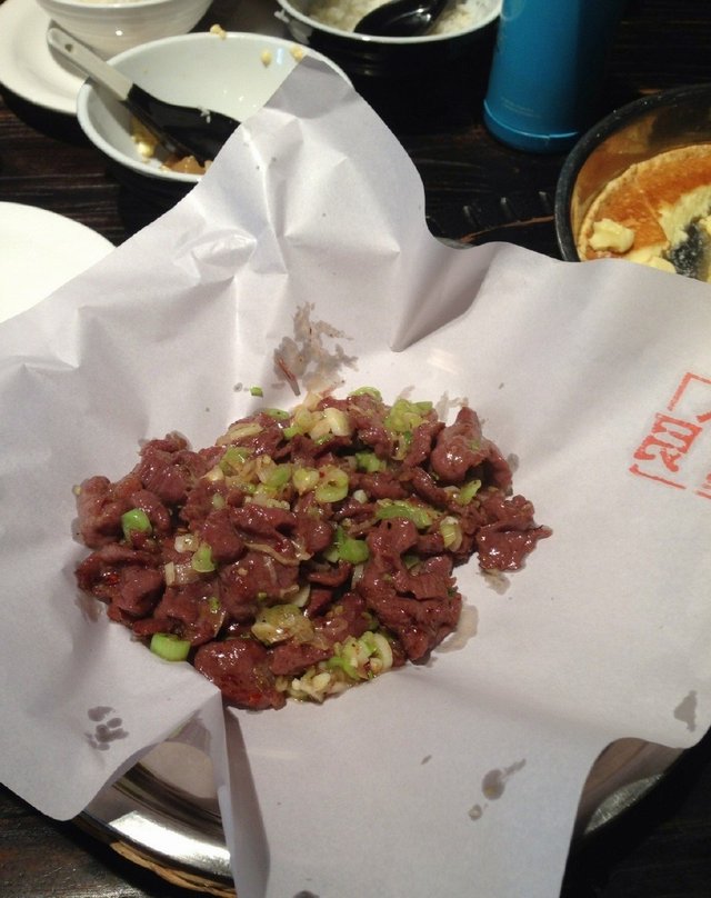 葱爆牛肉