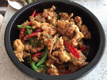 椒盐牛蛙