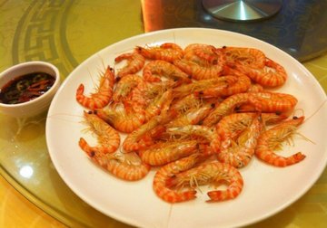 清蒸老虎虾