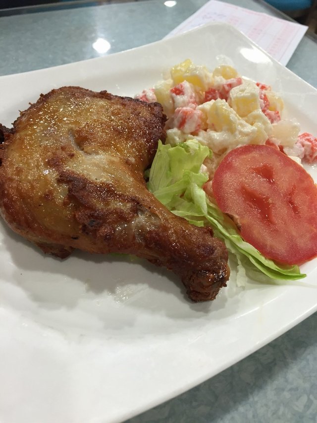鸡腿沙拉