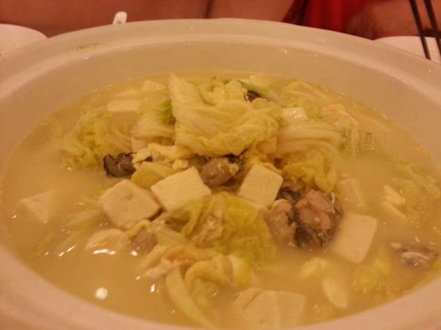 花蛤白菜炖豆腐