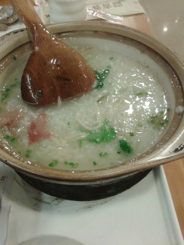 生蚝培根粥