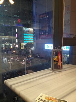夜景很美哦，窗外就是八佰伴。