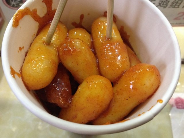 年糕加鸡块