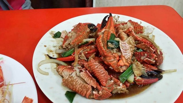 炒蟹脚