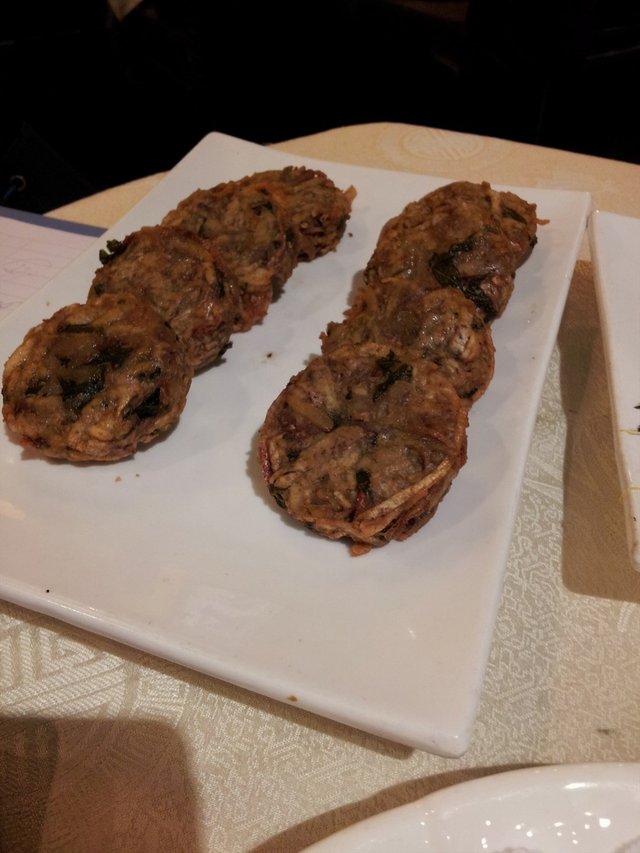 芋丝虾饼