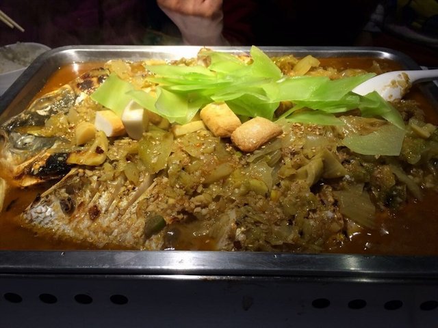 烤草鱼（黄金酸辣）