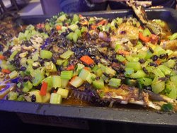 豆豉烤鲶鱼