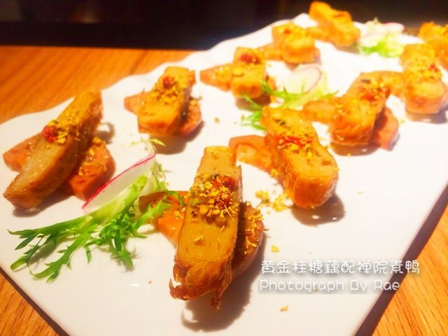 黄金桂糖藕配禅院素鸭