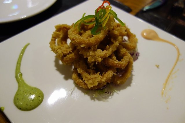 辣味香菜鱿鱼圈