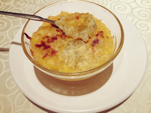 西米莲蓉焗布甸
