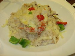 秋蟹海鲜焗饭