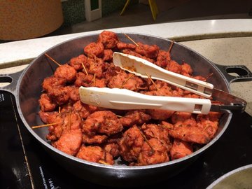 牙签鸡肉