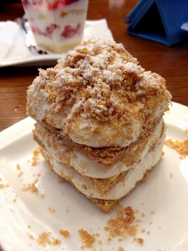酥皮和奶油的完美组合