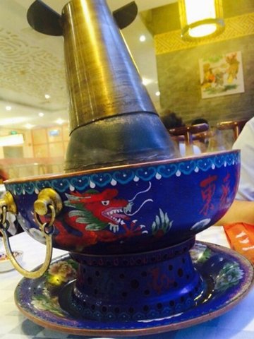 景泰蓝清汤锅底