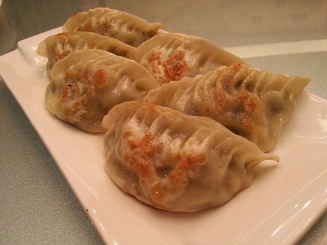 韭菜煎饺