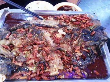 香辣烤鲶鱼