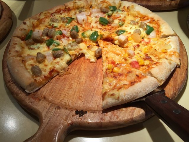 青椒牛肉披萨