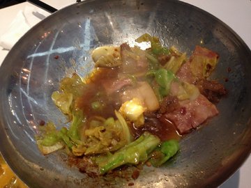 干锅手撕牛心菜