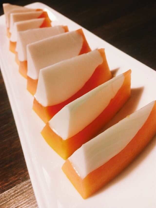 椰汁木瓜冻