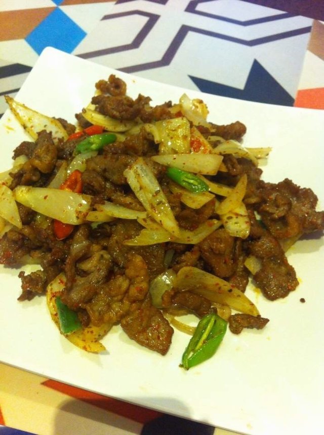 葱爆羊肉
