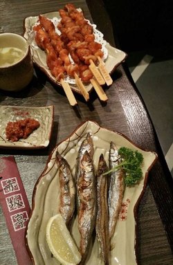 烤秋刀鱼