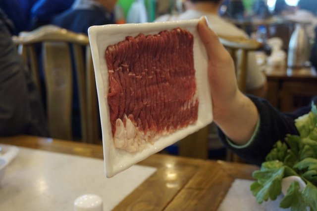 手切鲜羊肉