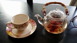 玫瑰水果花茶