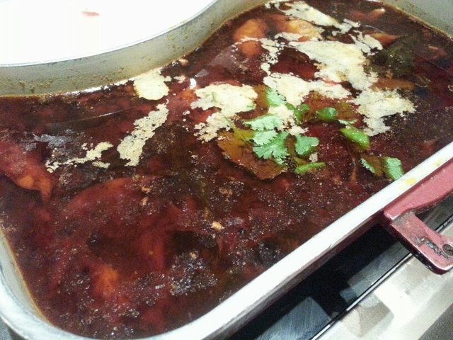 红油麻辣梭边鱼