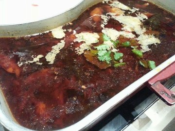 红油麻辣梭边鱼