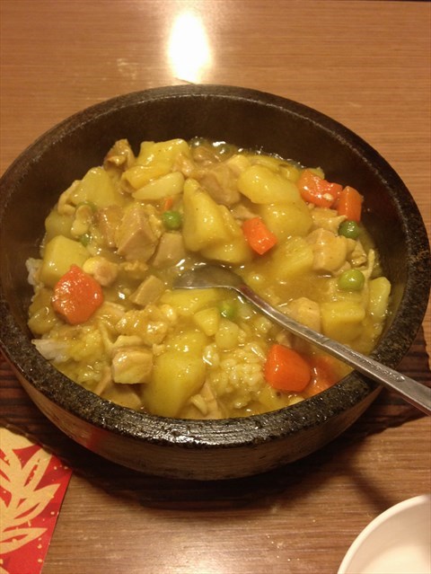 鸡丁石锅拌饭图片