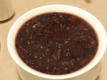桂花黑米粥