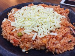 芝士泡菜炒饭