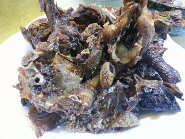 椒盐鸭架