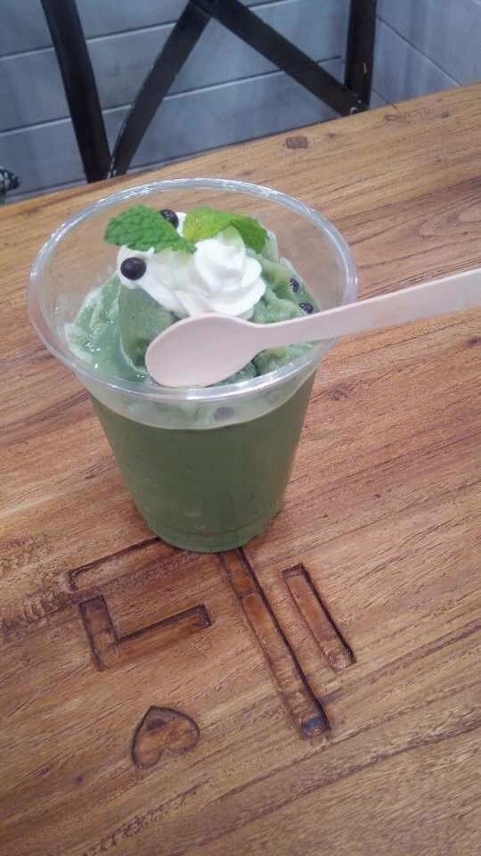 抹茶冰激凌
