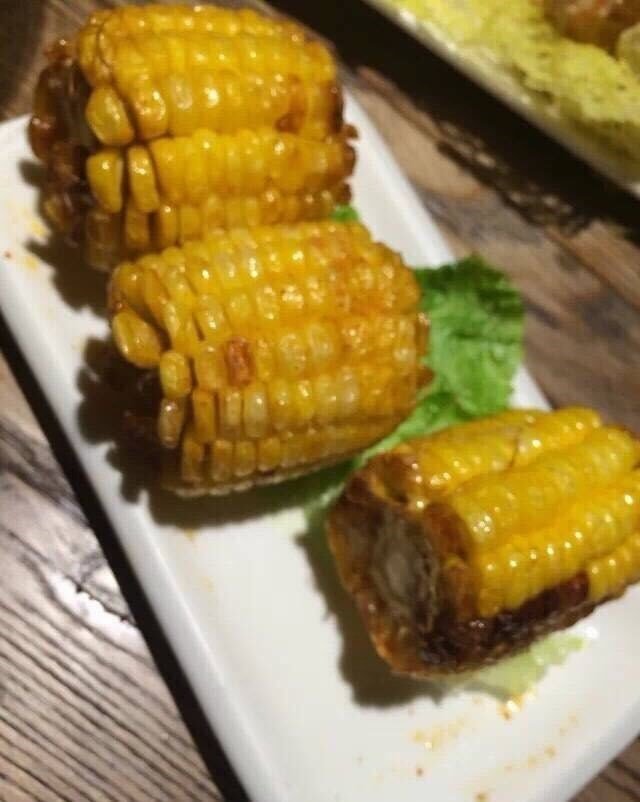 烤玉米