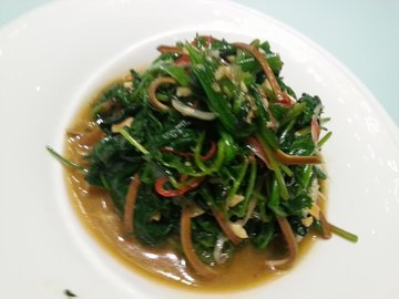 凉拌菠菜