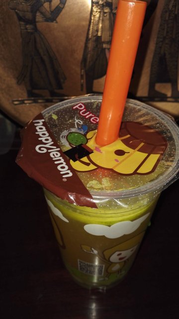柠檬椰果茶