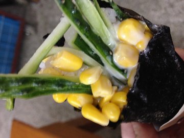 玉米手握