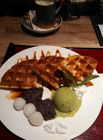 抹茶红豆白玉冰淇淋