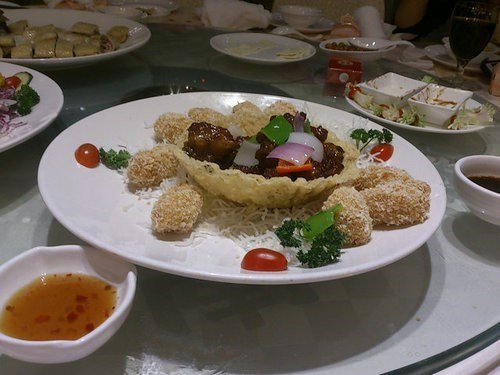 百花酿蟹钳
