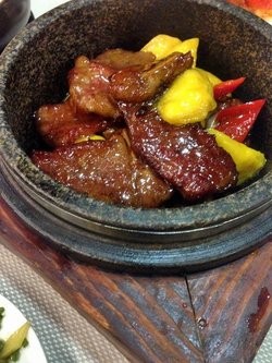 石锅牛柳