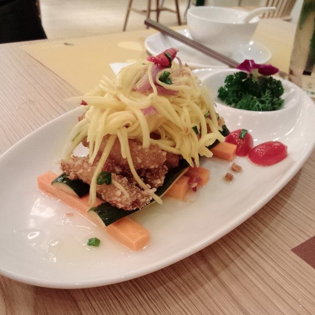 沙梅岛青芒果烩鱼